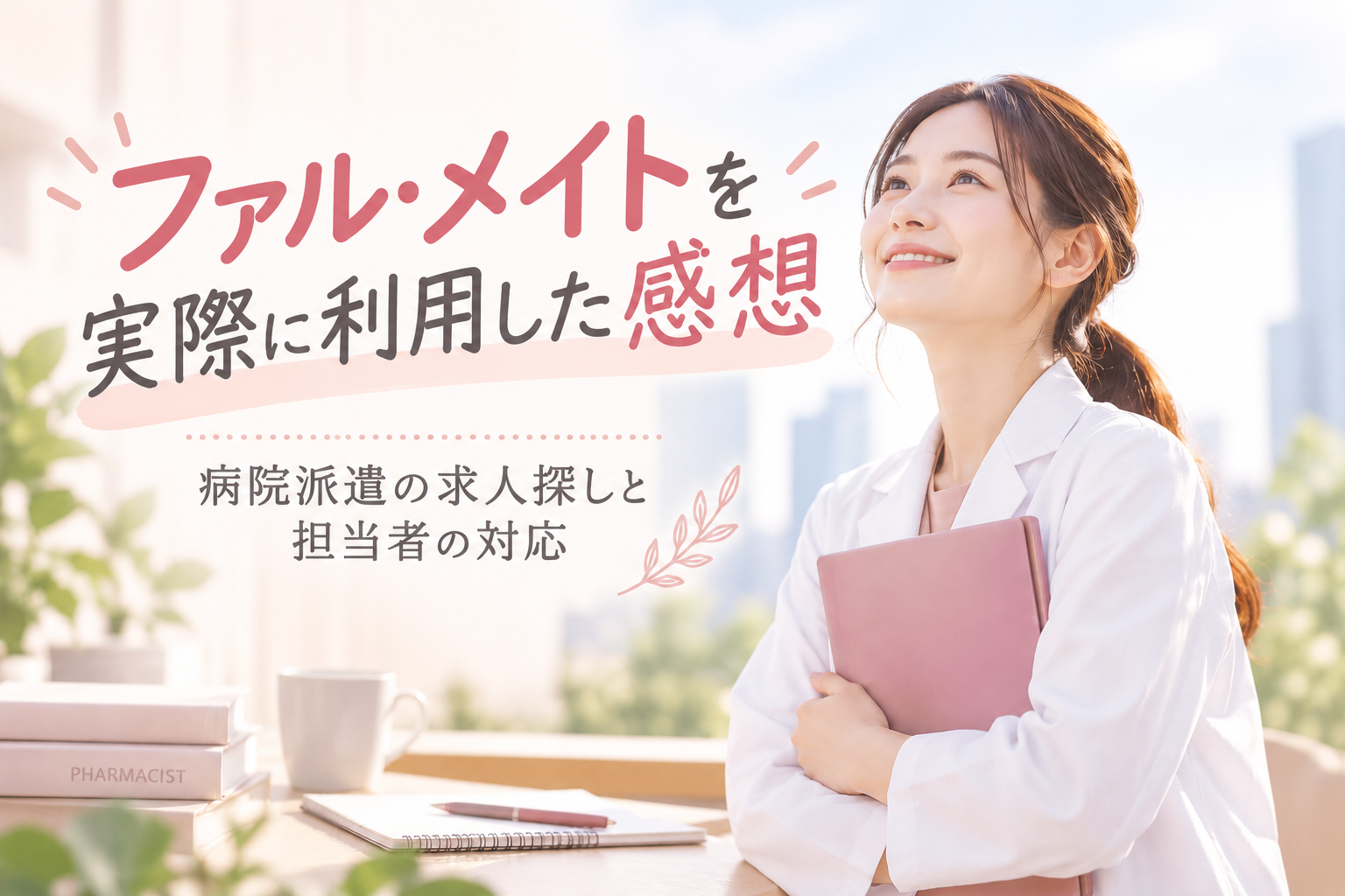 派遣薬剤師に挑戦する女性薬剤師
